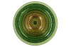 DAYAH FOREST GREEN GLASS PLATE 18X2CM ASS P/1 NM