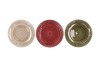 DAYAH COSY AUTUMN GLASS PLATE 23X2CM ASS P/1