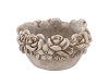 CONCRETE SAINT ANTIQUE FLOWER BOWL ROUND 22X22X12CM NM