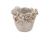 CONCRETE ANTIQUE FLOWER POT ROUND 16X16X14CM