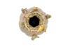 BIRD VASE CAT EYE GREEN 13X13X19CM