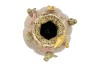 BIRD VASE CAT EYE GREEN 18X18X28CM