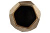 JADA GOLD ROCK VASE 25X42CM