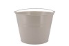 ZINC BASIC GREY BUCKET 13X12CM