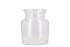 GLASS MOUTHBLOWN MILK BOTTLE 25X16CM