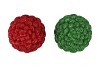 JINGLE RED/GREEN PINECONE ASS 9X9X13CM
