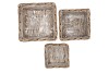 RATTAN IVY SQUARE 30CM S/3