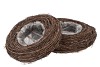 WREATH ELM BRANCHES PLANTER GREY WITH BOTTOM 40CM