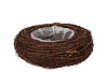 WREATH ELM BRANCHES PLANTER BROWN WITH BOTTOM 30CM