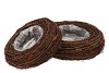 WREATH ELM BRANCHES PLANTER BROWN WITH BOTTOM 30CM