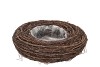 WREATH ELM BRANCHES PLANTER GREY WITH BOTTOM 30CM NM