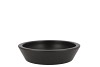 CERAMIC BOWL MAT ZWART LOW ROUND 20X5CM NM