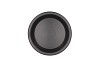 CERAMIC BOWL MAT ZWART LOW ROUND 20X5CM NM
