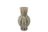 GARLIC GREEN ACTIVE GLAZE HIGH VASE 17X30CM