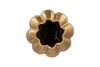GARLIC GOLD LOW VASE 16X19CM NM