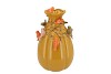 BIRD VASE OCHER 18X18X28CM