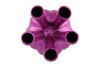 AGLIO STRAIGHT FUCHSIA VASE 19X19X25CM