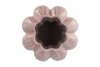GARLIC PINK ACTIVE GLAZE LOW VASE 21X25CM