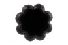 GARLIC BLACK HIGH VASE 23X40CM