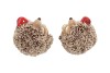 HEDGEHOG WOLLY MUSHROOM ASS 11X10X14CM NM