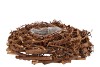 WREATH ROOT WOOD BROWN 40CM NM