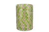GLOWING MOSAIC GREEN/SAND T-LIGHTS 10X15CM