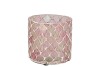 GLOWING MOSAIC PINK MIX T-LIGHTS 8X8CM