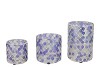 GLOWING MOSAIC PURPLE MIX T-LIGHTS 10X10CM