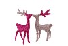 SPARKLE FUCHSIA/PINK "OH MY DEER" ASS 48X30X6CM
