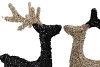 SPARKLE BLACK/GOLD "OH MY DEER" ASS 60X38X8CM