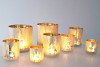 JOLLY WHITE/GOLD T-LIGHTS ASS 10X13CM
