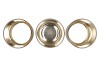 JOLLY WHITE/GOLD T-LIGHTS ASS 15X15CM