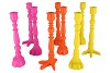 MILA ORANGE/FUCHSIA/YELLOW CANDLE HOLDER LEGS 6X6X28CM
