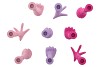 MILA PINK/LILA/FUCHSIA CANDLE HOLDER LEGS 6X6X28CM