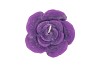 CANDLE ROOS PURPLE 8X7CM