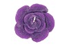 CANDLE ROOS PURPLE 11X9CM NM NM