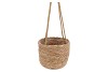 SEAGRASS LAOS STRAW HANG BROWN 20X12X26CM NM