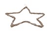WREATH VINE TWISTED STAR ASS 35X35X2CM NM