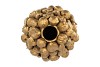 FOREST FRUIT GOLD VASE 20X22CM