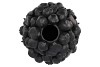 FOREST FRUIT BLACK VASE 26X29CM