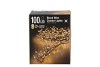 LED LIGHT CHAIN BLACK CLUSTER 100 LAMPS