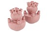 AMSTERDAM LIGHT PINK TULIP VASE SET 28X38CM