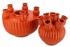 AMSTERDAM ORANGE TULIP VASE SET 28X38CM