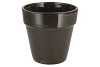 EBBI MOSS BLACK POT GLAZE 25X25CM NM