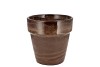 EBBI MOSS BROWN POT GLAZE 14X14CM NM