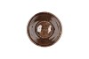 EBBI MOSS BROWN POT GLAZE 14X14CM NM