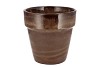 EBBI MOSS BROWN POT GLAZE 20X20CM NM
