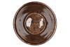 EBBI MOSS BROWN POT GLAZE 25X25CM NM