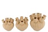 AMSTERDAM SAND TULIP VASE 20X20CM