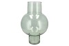 MIRA GREEN GLASS BULB HIGH VASE 25X25X41CM NM